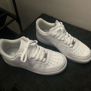 Air Forces, lightly worn. Selling because they are too big